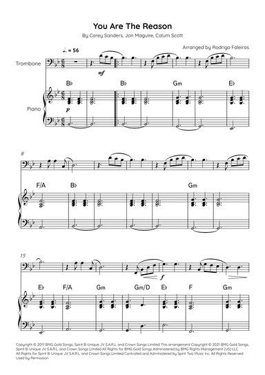 You Are The Reason (arr. Rodrigo Faleiros)