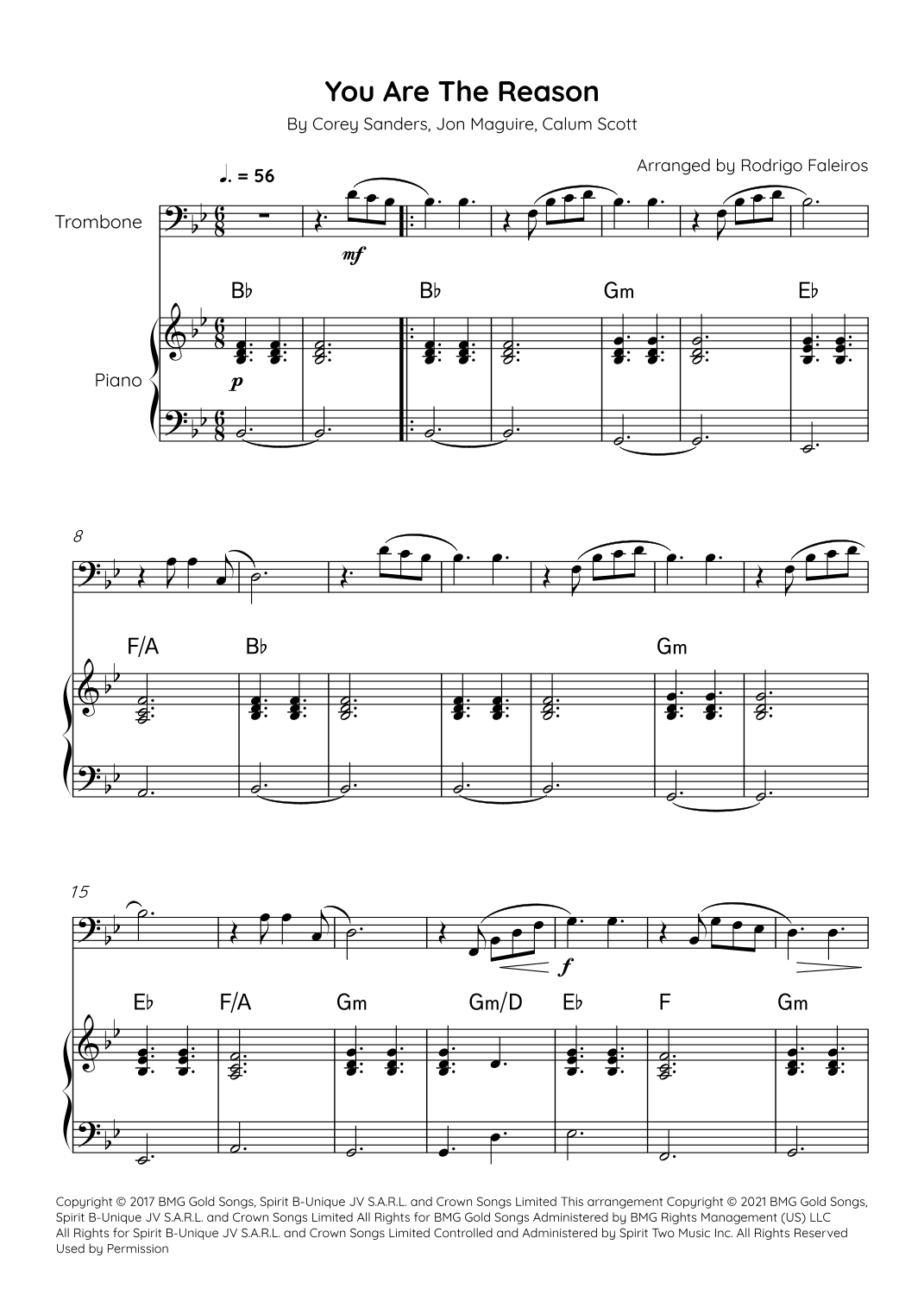 You Are The Reason (arr. Rodrigo Faleiros)