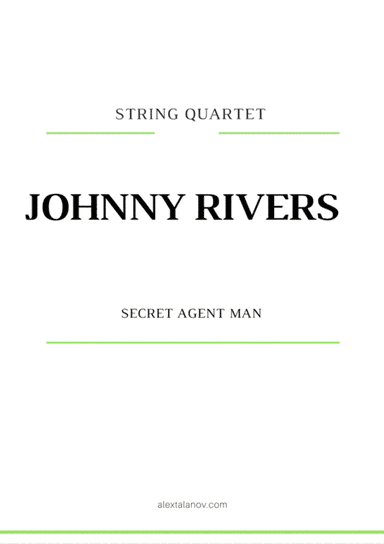 Secret Agent Man (arr. Alex Talanov)