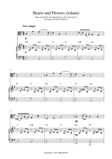 Hearts And Flowers (tobani) (arr. Kaiserin Rebecca)