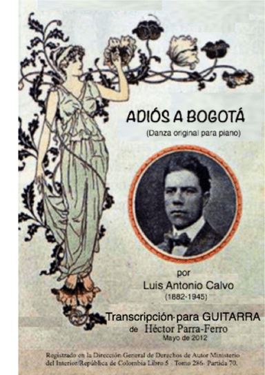 Adiós a Bogotá. (arr. Héctor Parra-Ferro (1950- ))