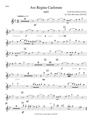 Ave Regina Caelorum (arr. Kyle Skrivanek)