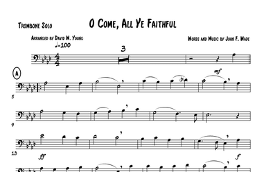 Oh Come, All Ye Faithful (arr. David W. Young)