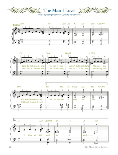 The Man I Love (arr. Gaili Schoen for TheMusicRemedy.com)