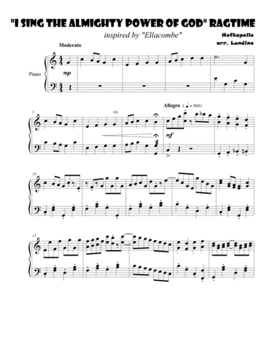 "I Sing The Almighty Power of God" Ragtime (arr. Kristin Lundine)