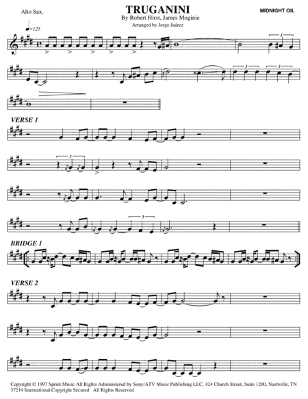 Truganini (arr. Jorge Juárez)