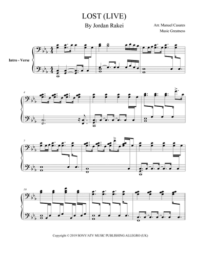 Lost (arr. Music Greatness)