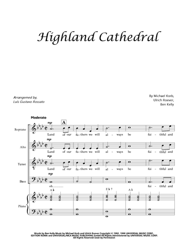 Highland Cathedral (arr. Luís Gustavo Rossato)