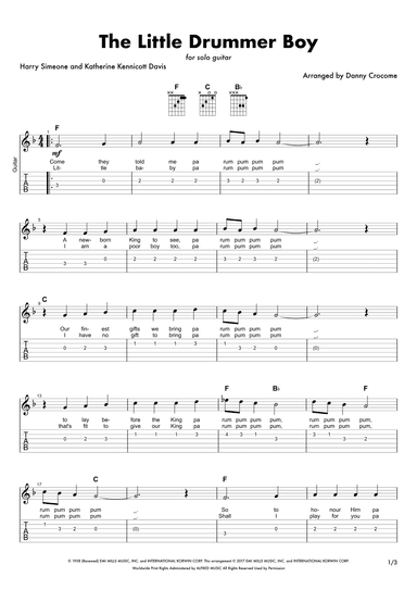The Little Drummer Boy (arr. Danny Crocome)