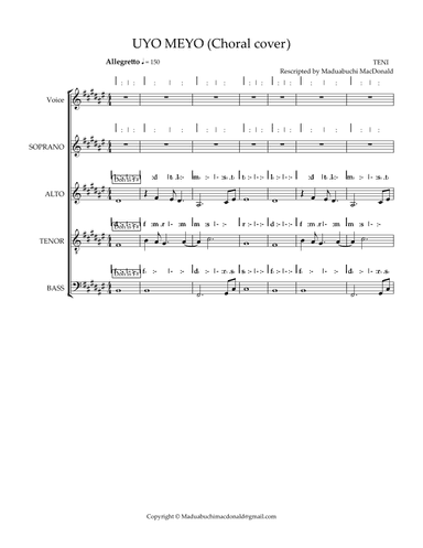 Uyo meyo (arr. Maduabuchi MacDonald)
