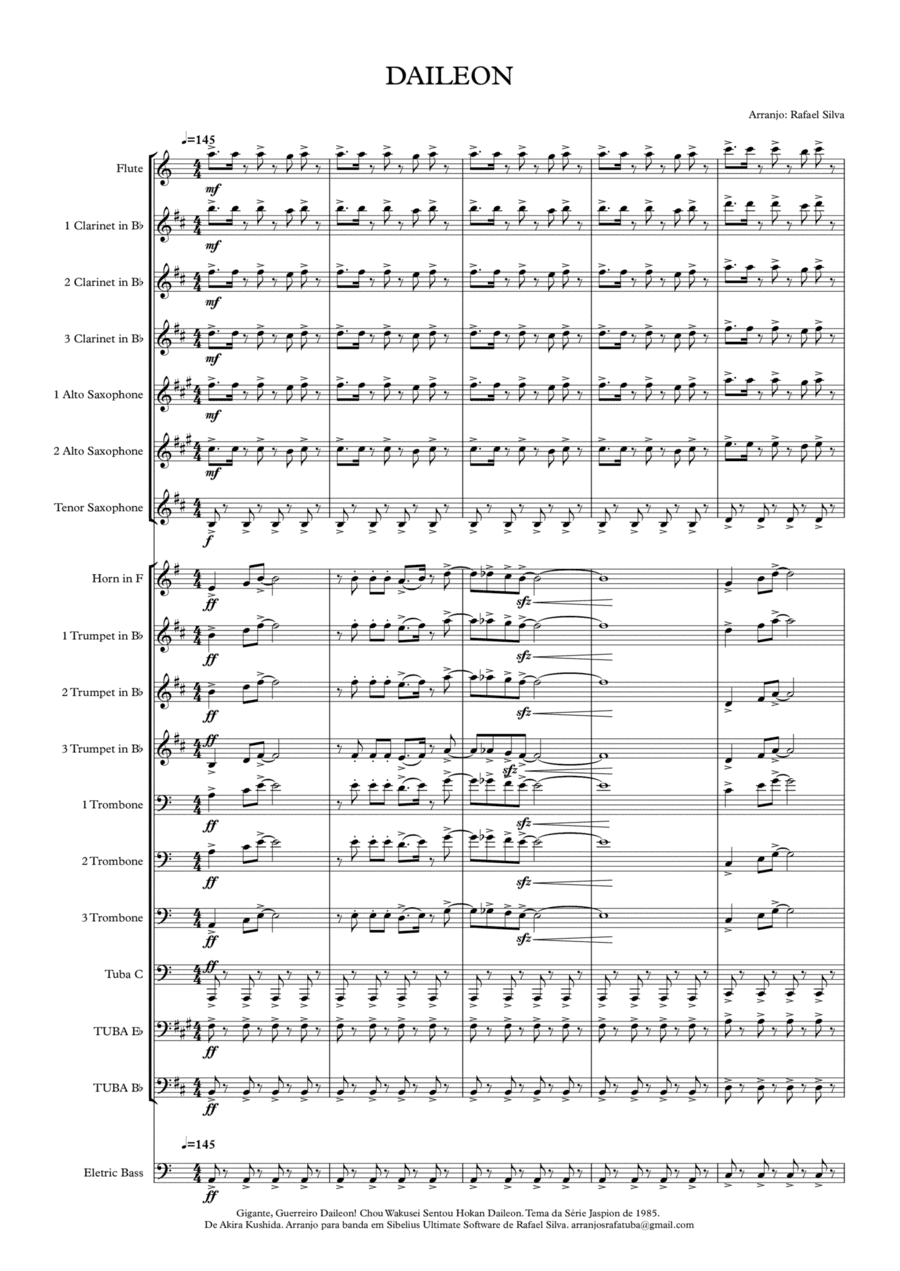 Shippu Xabungle (arr. Arranjo Rafael Silva)