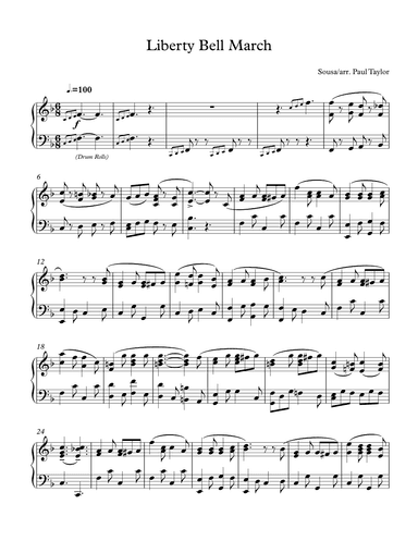 The Liberty Bell March (arr. Paul Taylor)