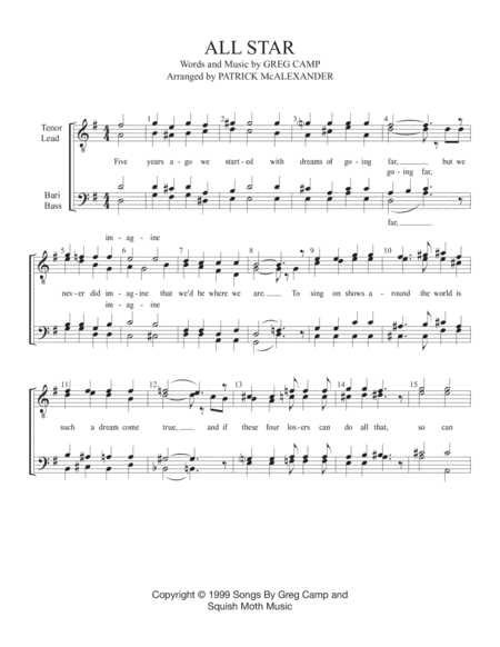 All Star (arr. Patrick McAlexander)
