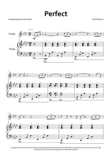 Perfect (arr. Glauco Fernandes)