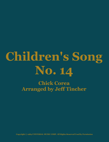 Children's Song No. 14 (arr. Jeff Tincher)