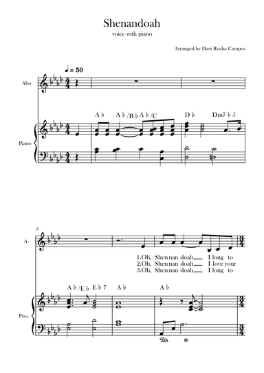 Shenandoah (arr. Davi Rocha Campos)