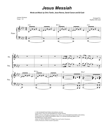 Jesus Messiah (arr. Stephen DeCesare)
