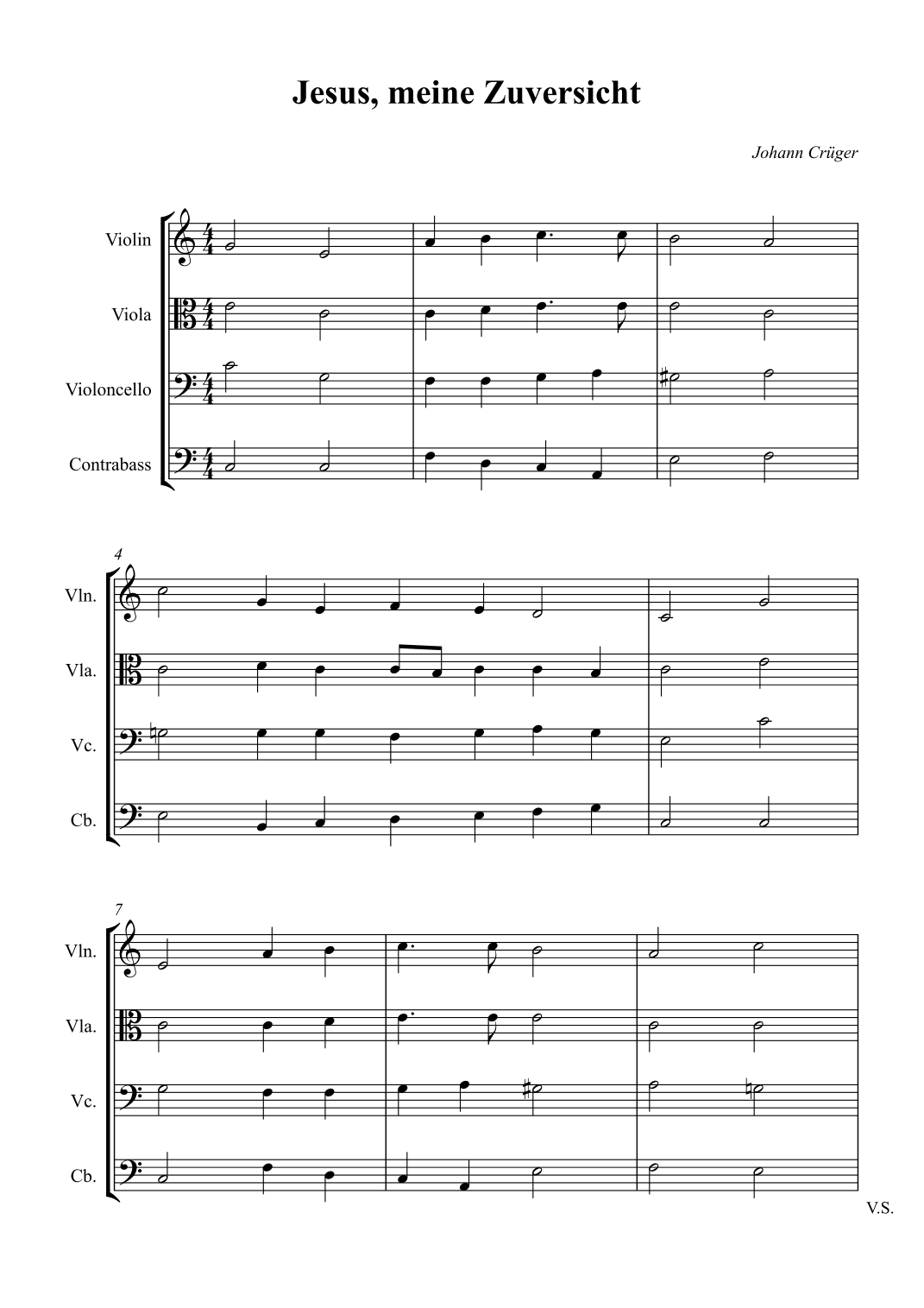 Jesus, meine Zuversicht (arr. Wesley S. SIlva)