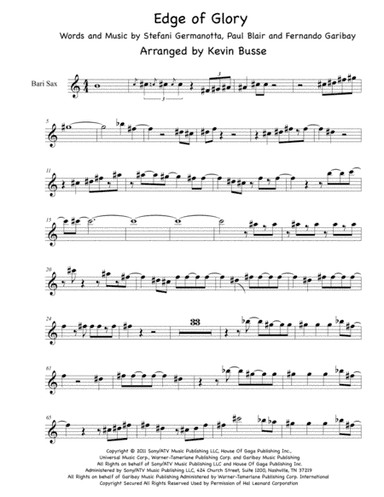 The Edge Of Glory (arr. Kevin Busse)