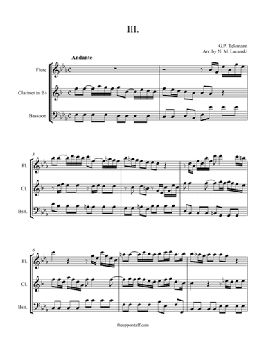 Sonata in C Minor Movement III (arr. Nick Lacanski)