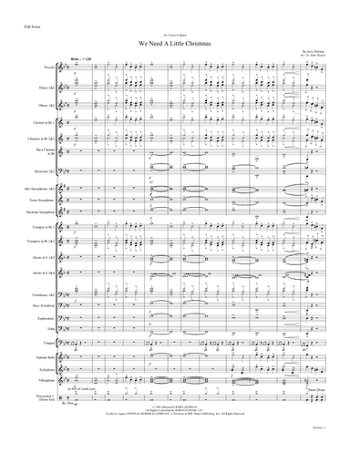 We Need A Little Christmas (arr. John Hoesly)
