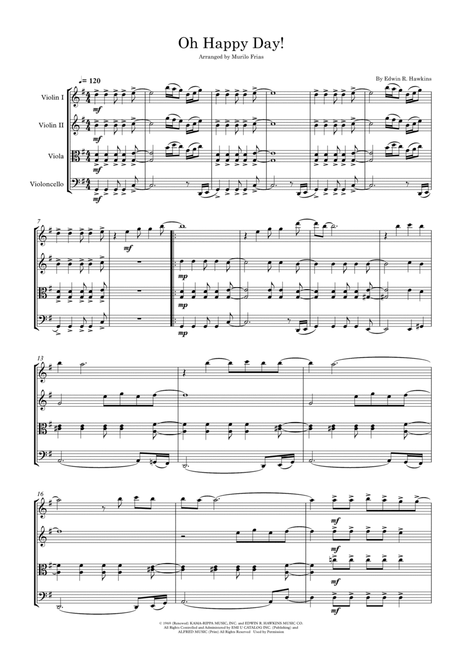 Oh Happy Day (arr. Murilo Frias)