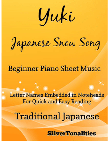 Yuki Japanese Song Song Beginner Piano Sheet Music (arr. SilverTonalities)