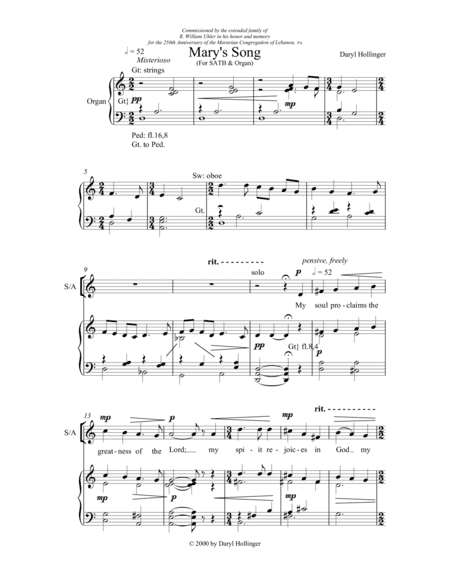 Mary's Song (Magnificat)