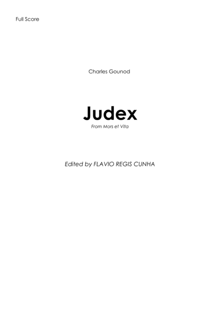 Judex (from Mors et Vita) (arr. Flávio Régis Cunha)
