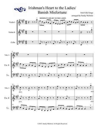 Irishman's Heart to the Ladies/Banish Misfortune (arr. Sandy McIntire)