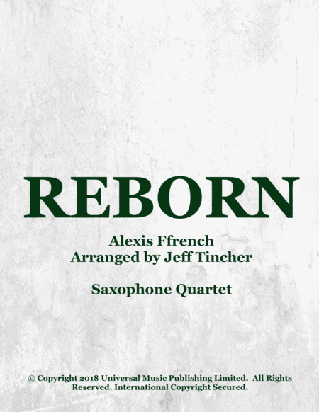 Reborn (arr. Jeff Tincher)