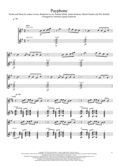 Payphone (arr. Antonius Agung Setiawan)