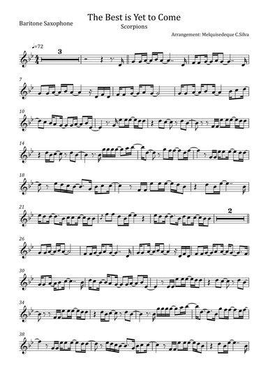 The Best Is Yet To Come (arr. Melquisedeque C.Silva)