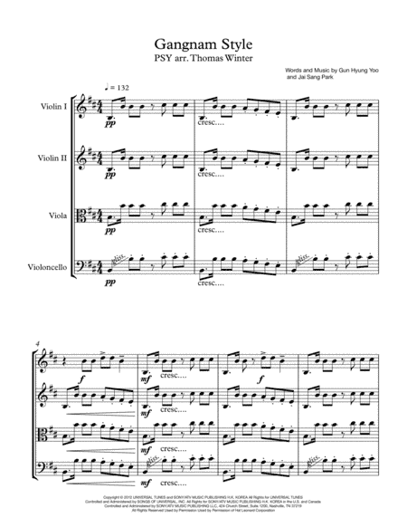 Gangnam Style (arr. Thomas Winter)