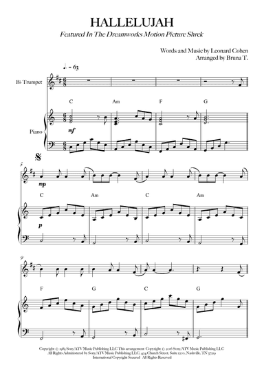 Hallelujah (arr. Bruna T.)