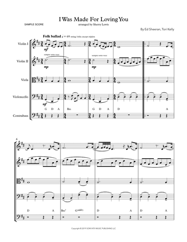 I Was Made For Loving You (arr. Sherry Lewis)