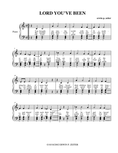 LORD YOU'VE BEEN