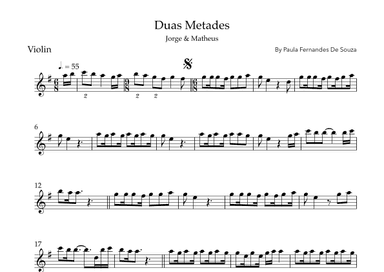 Duas Metades (arr. Sales)