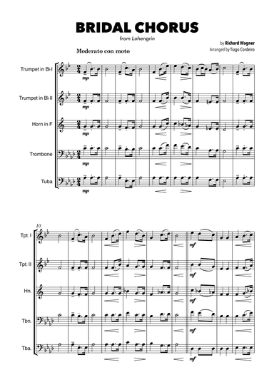 Bridal Chorus (arr. Tiago Cordeiro)