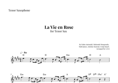 La Vie En Rose (arr. GDJ)