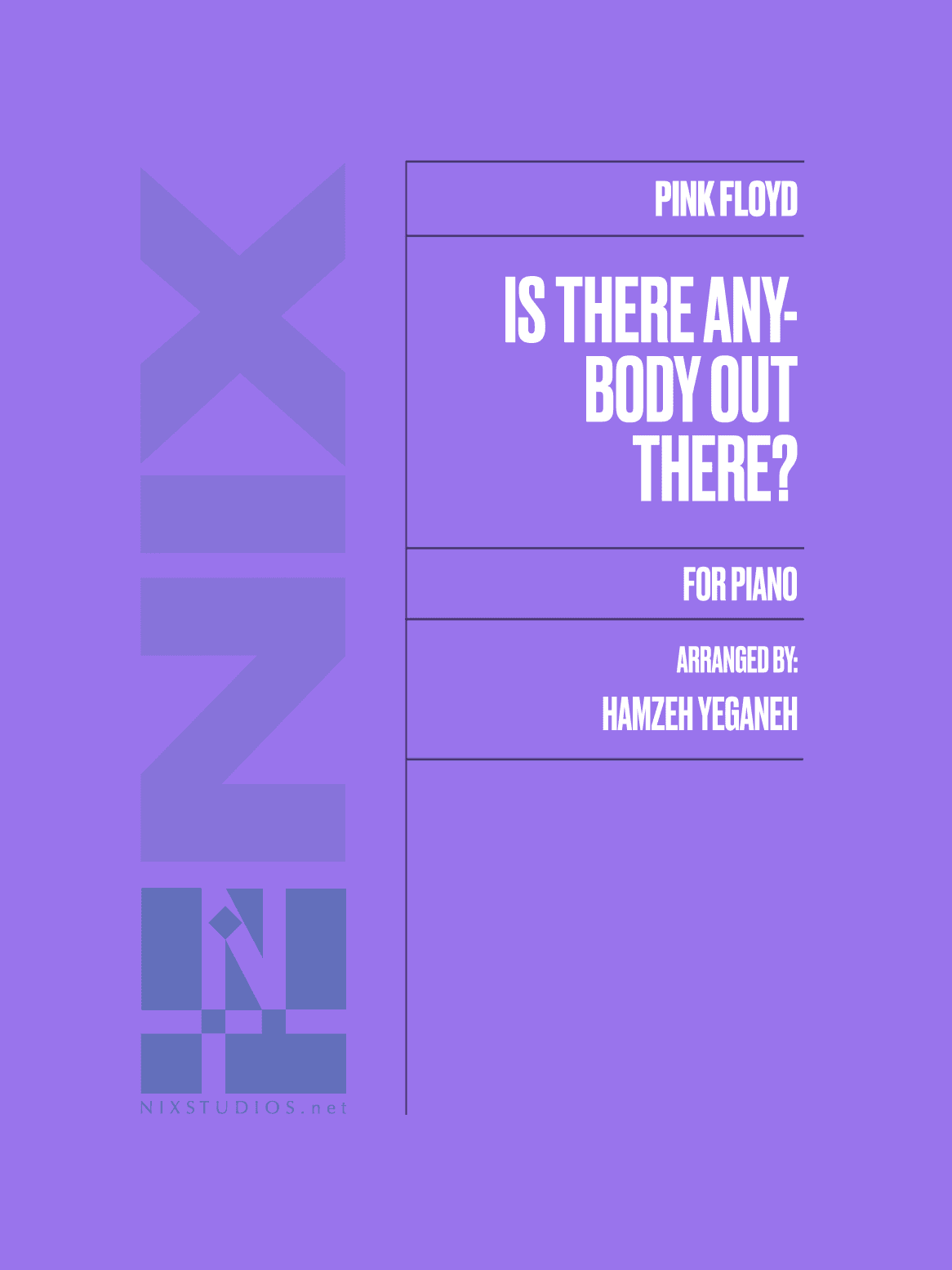 Is There Anybody Out There? (arr. Hamzeh Yeganeh)