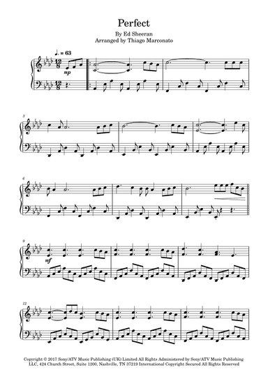 Perfect (arr. Thiago Marconato)