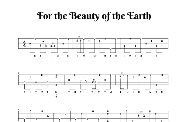For The Beauty Of The Earth (arr. Charles Linton)