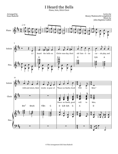 I Heard the Bells (arr. Sean Radecki)
