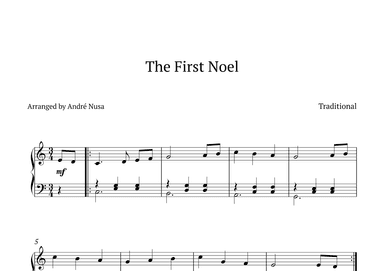 The First Noel (arr. André Nusa)