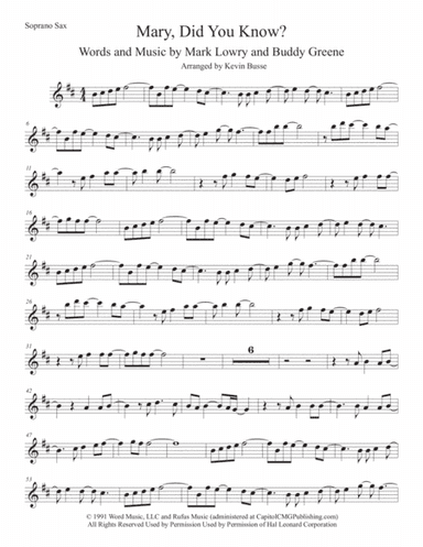 Mary, Did You Know? (arr. Kevin Busse)