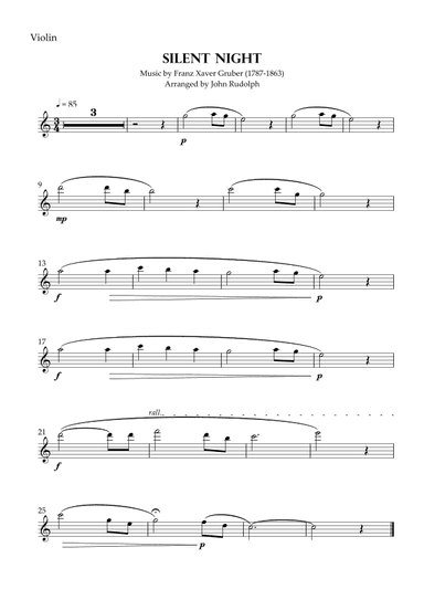 Silent Night (Valse Jazz) (arr. John Rudolph)