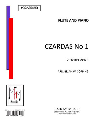 CZARDAS No1 – FLUTE & PIANO (arr. BRIAN W. COPPING)