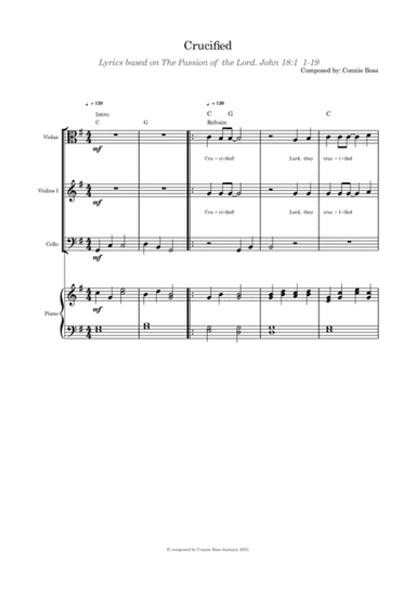 Crucified (Lent/Good Friday)  - strings and piano