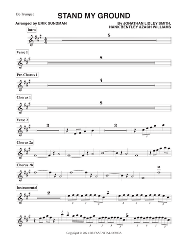 Stand My Ground (arr. Erik Sundman)